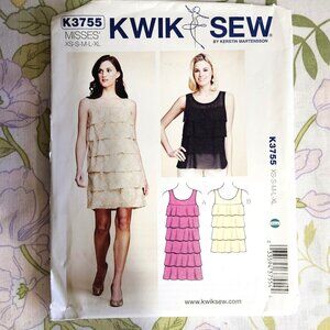 Sewing Pattern UNCUT Kwik Sew 3755 Size XS-XL